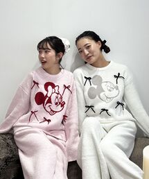Areeam（アリーム）の「ミッキー/ミニー/リボンニットプルオーバー（ルームウェア/パジャマ）」