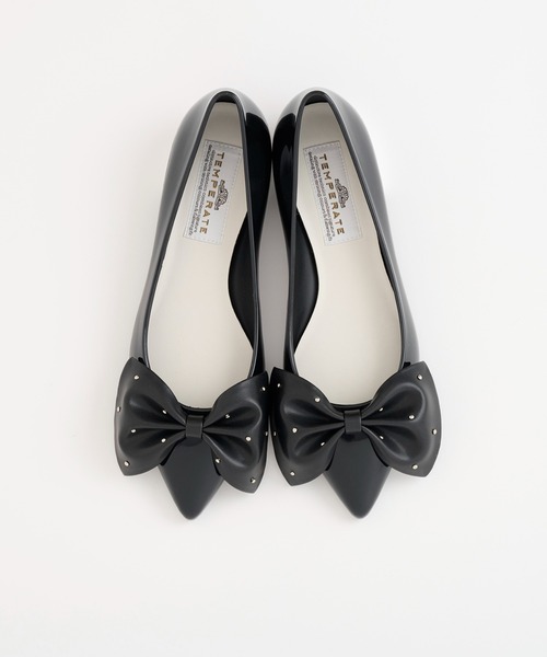 TEMPERATE（テンパレイト）の「TEMPERATE / テンパレイト ANGIE（レインシューズ・レディース・ブラック・36/37/38/39/40/41）」の2枚目の写真