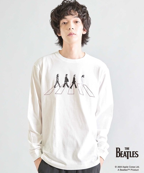 UNION STATION（ユニオンステーション）の「【THE BEATLES / ザ ビートルズ】コラボロンTee 2（Tシャツ/カットソー・メンズ・グレー/ホワイト・M/L）」の13枚目の写真