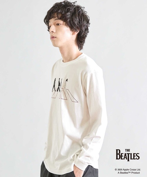 UNION STATION（ユニオンステーション）の「【THE BEATLES / ザ ビートルズ】コラボロンTee 2（Tシャツ/カットソー・メンズ・グレー/ホワイト・M/L）」の9枚目の写真