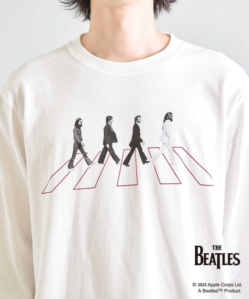 UNION STATION（ユニオンステーション）の「【THE BEATLES / ザ ビートルズ】コラボロンTee 2（Tシャツ/カットソー・メンズ・グレー/ホワイト・M/L）」の12枚目の写真