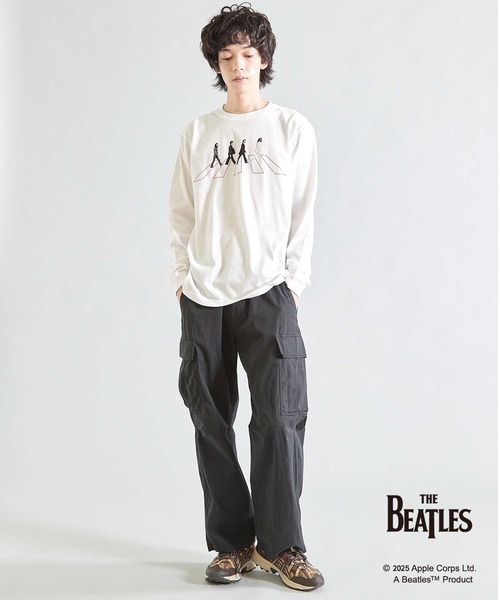 UNION STATION（ユニオンステーション）の「【THE BEATLES / ザ ビートルズ】コラボロンTee 2（Tシャツ/カットソー・メンズ・グレー/ホワイト・M/L）」の8枚目の写真