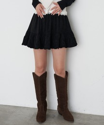 RAY CASSIN | ヒョウ柄ティアードミニスカート(スカート)