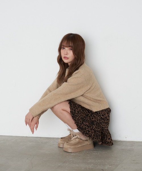 RAY CASSIN(レイカズン)の「ヒョウ柄ティアードミニスカート(スカート・レディース・ブラック/ブラウン/ブラウン系その他2・FREE)」の22枚目の写真