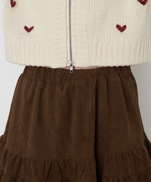 RAY CASSIN(レイカズン)の「ヒョウ柄ティアードミニスカート(スカート・レディース・ブラック/ブラウン/ブラウン系その他2・FREE)」の12枚目の写真