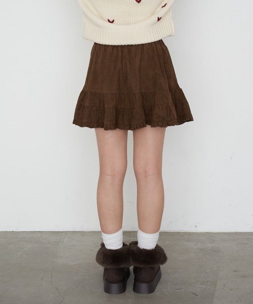 RAY CASSIN(レイカズン)の「ヒョウ柄ティアードミニスカート(スカート・レディース・ブラック/ブラウン/ブラウン系その他2・FREE)」の11枚目の写真