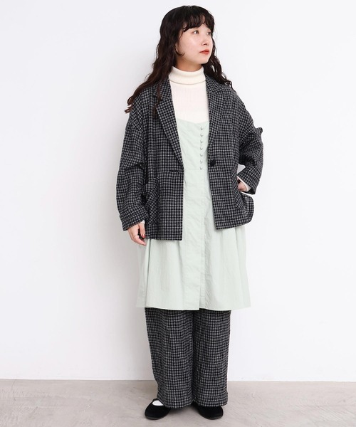 l'atelier du savon（アトリエドサボン）の「ウールガーゼ　後ろゴムパンツ（その他パンツ・レディース・その他/ブラック・FREE）」の8枚目の写真