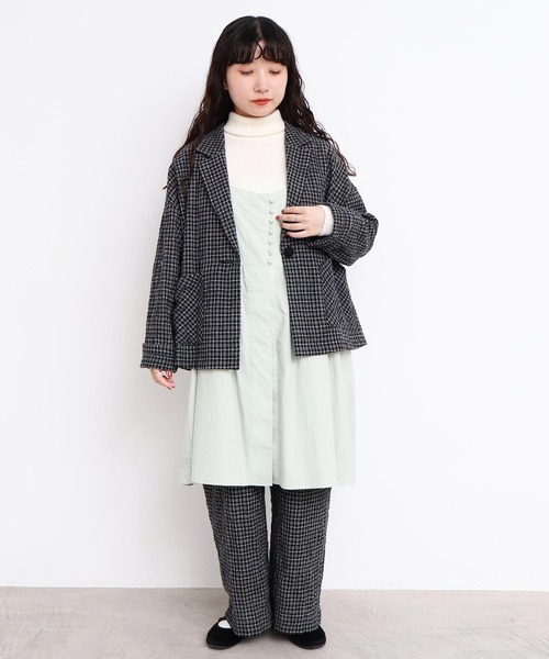 l'atelier du savon（アトリエドサボン）の「ウールガーゼ　後ろゴムパンツ（その他パンツ・レディース・その他/ブラック・FREE）」の6枚目の写真