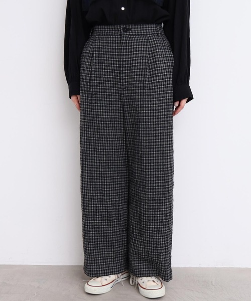 l'atelier du savon（アトリエドサボン）の「ウールガーゼ　後ろゴムパンツ（その他パンツ・レディース・その他/ブラック・FREE）」の14枚目の写真