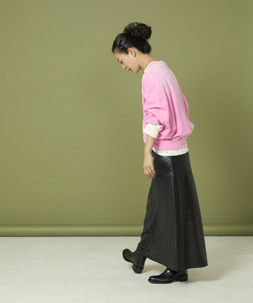 Freada（フリーダ）の「Freada/フリーダ フェードプリント ドルマン スウェット（スウェット・レディース・ピンク/ブラウン/ブラック・ONE SIZE）」の18枚目の写真