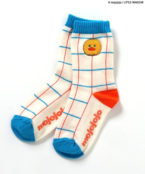 BREEZE(ブリーズ)の「【リンク】mojojojoソックス(キッズサイズ)(ソックス/靴下・キッズ・オフホワイト/グリーン/レッド・12/15 /18/21)」の9枚目の写真