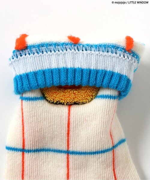 BREEZE(ブリーズ)の「【リンク】mojojojoソックス(キッズサイズ)(ソックス/靴下・キッズ・オフホワイト/グリーン/レッド・12/15 /18/21)」の14枚目の写真