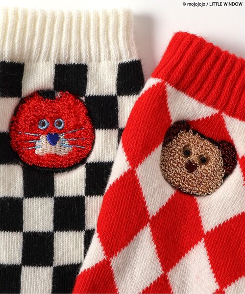 BREEZE(ブリーズ)の「【リンク】mojojojoソックス(キッズサイズ)(ソックス/靴下・キッズ・オフホワイト/グリーン/レッド・12/15 /18/21)」の17枚目の写真