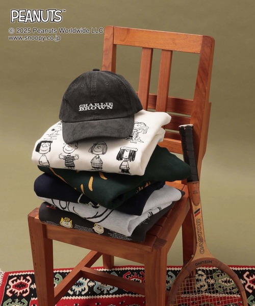 GLOBAL WORK（グローバルワーク）の「PEANUTS/コールCAP/593172（キャップ・レディース・ダークグレー/ブルー系その他7/アイボリー・FREE）」の7枚目の写真