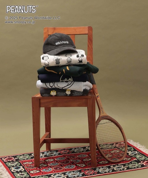 GLOBAL WORK（グローバルワーク）の「PEANUTS/コールCAP/593172（キャップ・レディース・ダークグレー/ブルー系その他7/アイボリー・FREE）」の8枚目の写真