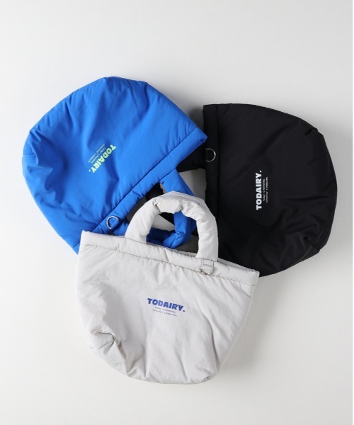 Right-on(ライトオン)の「HONEYSUCKLE ROSE(ハニーサックルローズ)【レディース】パデッドトートバッグ(トートバッグ・レディース・ブルー/グレー/ブラック・ONE SIZE)」の10枚目の写真