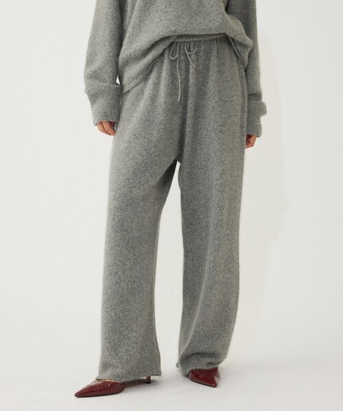 THE PAUSE（ザ ポーズ）の「【THE PAUSE】ファーニットドロストパンツ（その他パンツ・レディース・ライトベージュ/グレー・FREE）」の3枚目の写真