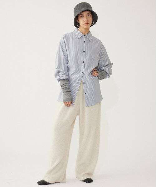 THE PAUSE（ザ ポーズ）の「【THE PAUSE】ファーニットドロストパンツ（その他パンツ・レディース・ライトベージュ/グレー・FREE）」の10枚目の写真