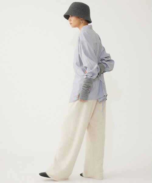 THE PAUSE（ザ ポーズ）の「【THE PAUSE】ファーニットドロストパンツ（その他パンツ・レディース・ライトベージュ/グレー・FREE）」の12枚目の写真