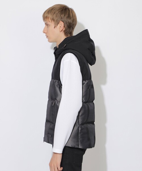 セール】【WEB限定】シャドーチェックダウンベスト(ダウンベスト セール】【WEB限定】シャドーチェックダウンベスト(ダウンベスト