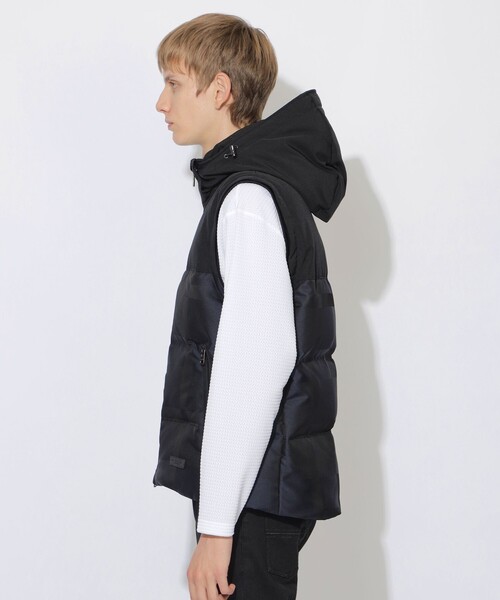 サカイラック ハイネック ナイロン ダウンベスト 黒 ブラック sacai（サカイ） ダウンベスト レディース 1サイズ 17-03412 ナイロン