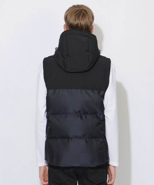 セール】【WEB限定】シャドーチェックダウンベスト（ダウンベスト