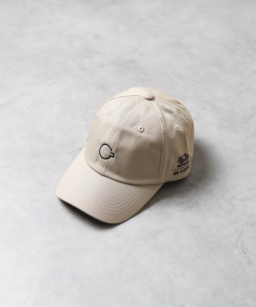 NO COFFEE(ノーコーヒー)の「【RES】【FRUIT OF THE LOOM x NO COFFEE】FTL NC CAP(キャップ・レディース・ブラック/ホワイト/ベージュ/ベージュ系その他/ブラック×グレー・FREE)」の1枚目の写真