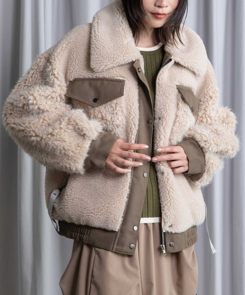 ボアブルゾン（ブルゾン）｜MARECHAL TERRE（マルシャルテル）の