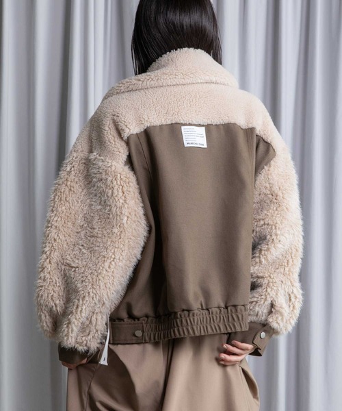 新品同様❇️定価4.2万MARECHAL TERRE ボア切替 MA-1風ブルゾン セール】ボアブルゾン（ブルゾン）｜MARECHAL TERRE（マルシャルテル