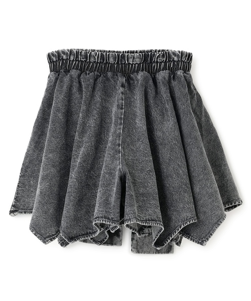 LOVETOXIC（ラブトキシック）の「【LTXC】腰巻き風デニムキュロット（その他パンツ・キッズ・ブルー/グレー・S:140cm/M:150cm/130cm/L:160cm）」の10枚目の写真