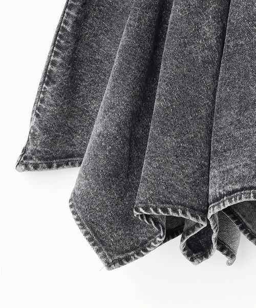 LOVETOXIC（ラブトキシック）の「【LTXC】腰巻き風デニムキュロット（その他パンツ・キッズ・ブルー/グレー・S:140cm/M:150cm/130cm/L:160cm）」の14枚目の写真