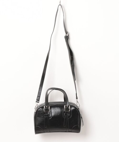 2WAY ベルトハンドルミニボストンバッグ/ショルダーバッグ（ボストン