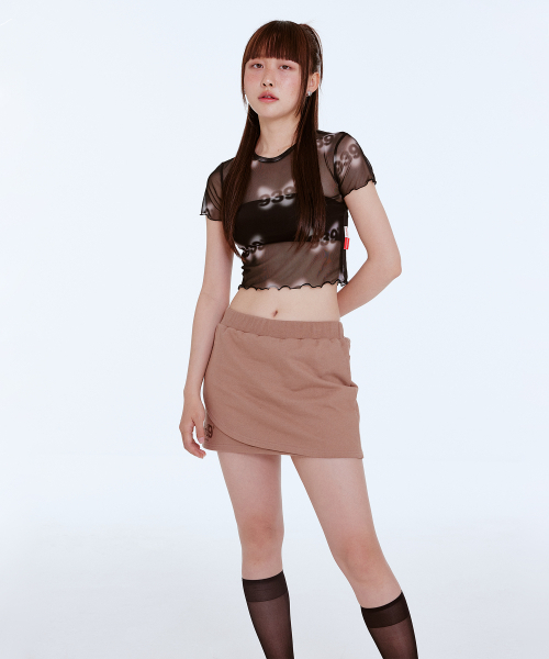 ARCHIVE BOLD（アーカイブボールド）の「[Archive Bold x Stumpynee] LOW-RISE SKIRT (BROWN)（スカート・レディース・その他・MEDIUM/SMALL）」の5枚目の写真