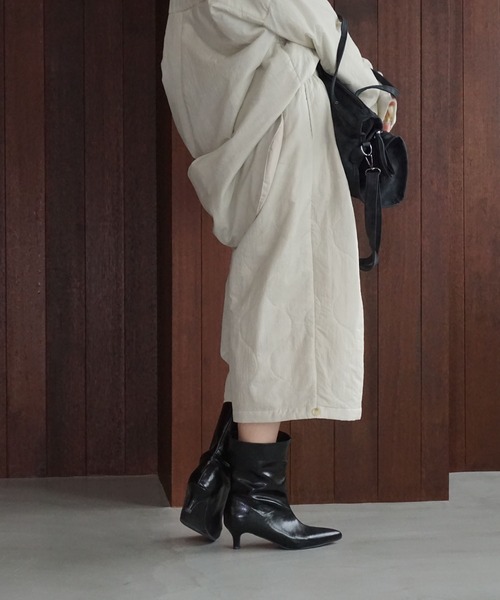chuclla(チュクラ)の「キルトナイロンガウチョパンツ chw25a126(その他パンツ・レディース・ライトベージュ/ブラック・S/M)」の4枚目の写真