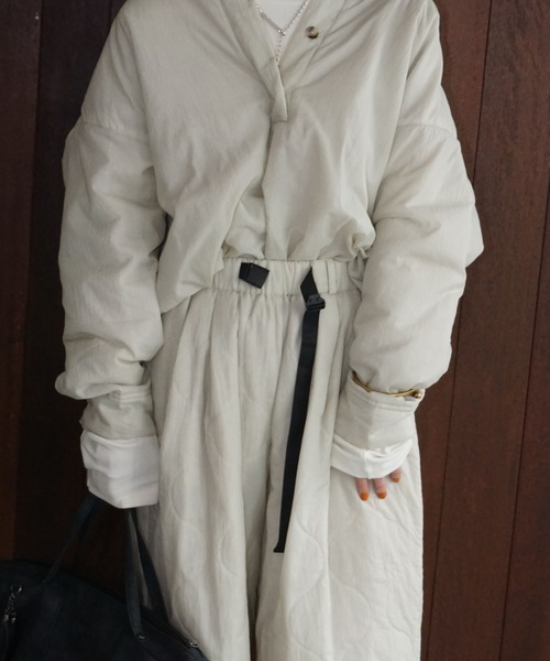 chuclla(チュクラ)の「キルトナイロンガウチョパンツ chw25a126(その他パンツ・レディース・ライトベージュ/ブラック・S/M)」の8枚目の写真