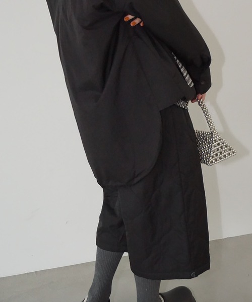 chuclla(チュクラ)の「キルトナイロンガウチョパンツ chw25a126(その他パンツ・レディース・ライトベージュ/ブラック・S/M)」の19枚目の写真