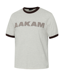 Logo Patch Ringer Top (Brown)