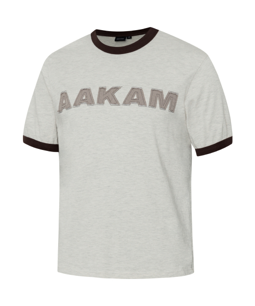 AAKAM(アーカム)の「Logo Patch Ringer Top (Brown)(Tシャツ/カットソー・レディース・その他・2/3/WOMENS)」の1枚目の写真