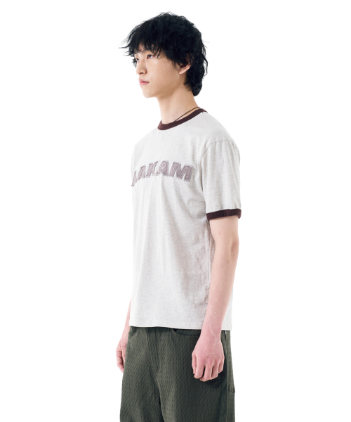 AAKAM(アーカム)の「Logo Patch Ringer Top (Brown)(Tシャツ/カットソー・レディース・その他・2/3/WOMENS)」の5枚目の写真