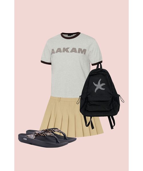 AAKAM(アーカム)の「Logo Patch Ringer Top (Brown)(Tシャツ/カットソー・レディース・その他・2/3/WOMENS)」の11枚目の写真