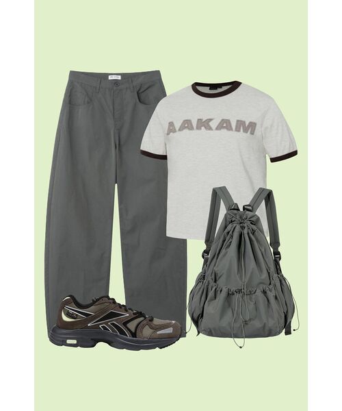 AAKAM(アーカム)の「Logo Patch Ringer Top (Brown)(Tシャツ/カットソー・レディース・その他・2/3/WOMENS)」の12枚目の写真