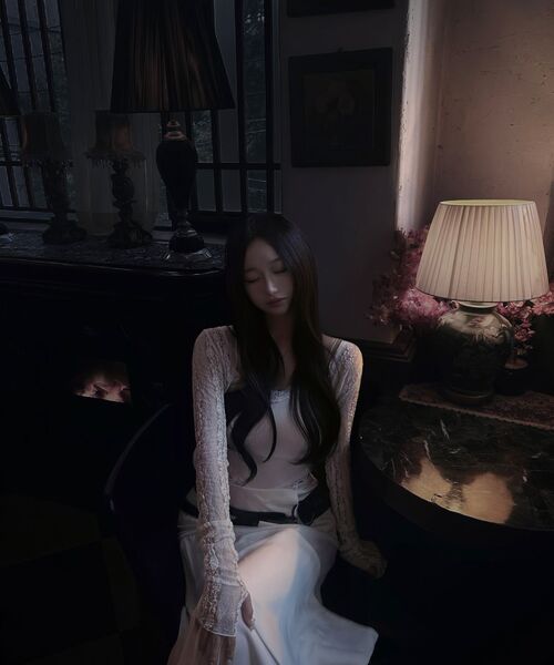 FLAREUP(フレアアップ)の「2.Drape Layered Maxi Skirt (FL-241_Black)(スカート・レディース・ブラック・1/2)」の15枚目の写真