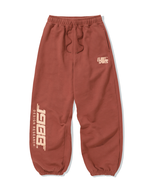 F.ILLUMINATE(フィルミネイト)の「1988スポーツロゴスウェットパンツ-ワイン(スウェットパンツ・レディース・その他・SMALL/MEDIUM/LARGE)」の1枚目の写真
