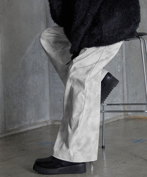 SERACE(セラス)の「【SERACE】Vintage design wide slacks pants / ヴィンテージデザインワイドスラックスパンツ(スラックス・メンズ・ホワイト/ブラック/グレー・S/L/M)」の10枚目の写真