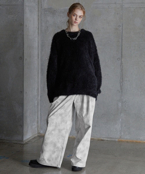 SERACE(セラス)の「【SERACE】Vintage design wide slacks pants / ヴィンテージデザインワイドスラックスパンツ(スラックス・メンズ・ホワイト/ブラック/グレー・S/L/M)」の13枚目の写真