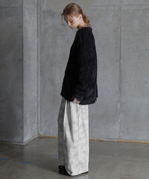 SERACE(セラス)の「【SERACE】Vintage design wide slacks pants / ヴィンテージデザインワイドスラックスパンツ(スラックス・メンズ・ホワイト/ブラック/グレー・S/L/M)」の15枚目の写真