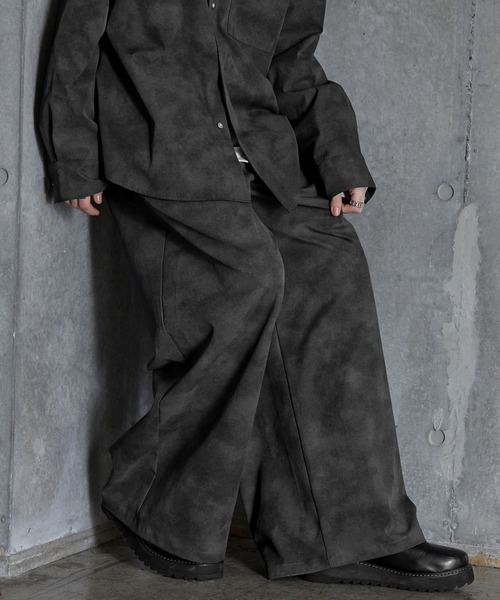 SERACE(セラス)の「【SERACE】Vintage design wide slacks pants / ヴィンテージデザインワイドスラックスパンツ(スラックス・メンズ・ホワイト/ブラック/グレー・S/L/M)」の12枚目の写真