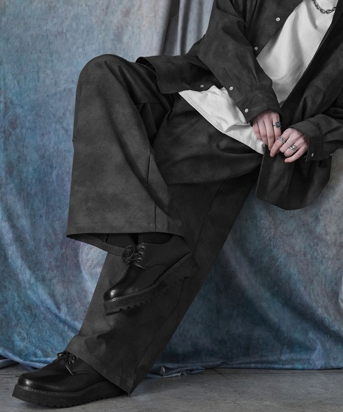 SERACE(セラス)の「【SERACE】Vintage design wide slacks pants / ヴィンテージデザインワイドスラックスパンツ(スラックス・メンズ・ホワイト/ブラック/グレー・S/L/M)」の14枚目の写真