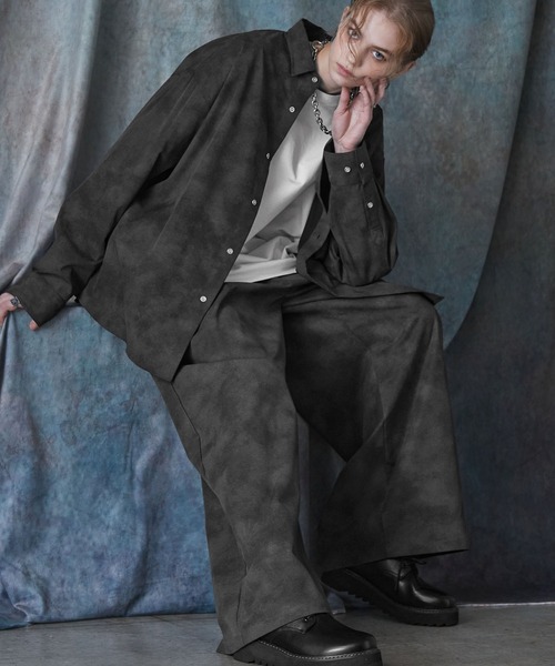 SERACE(セラス)の「【SERACE】Vintage design wide slacks pants / ヴィンテージデザインワイドスラックスパンツ(スラックス・メンズ・ホワイト/ブラック/グレー・S/L/M)」の15枚目の写真