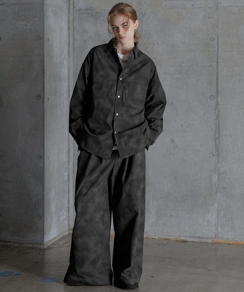 SERACE(セラス)の「【SERACE】Vintage design wide slacks pants / ヴィンテージデザインワイドスラックスパンツ(スラックス・メンズ・ホワイト/ブラック/グレー・S/L/M)」の16枚目の写真